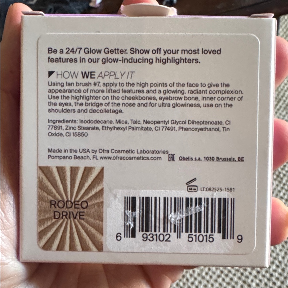 OFRA Highlighter 7g 0.25oz Rodeo Drive - Picture 7 of 7